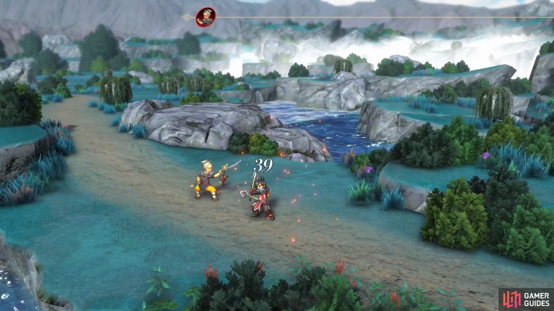 Blocking can help reduce the damage done by Riufan.