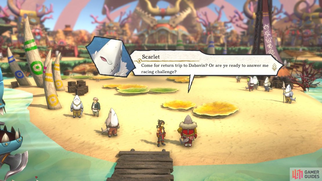 Scarlet is a mid-game party member in Impershi&rsquo;arc.