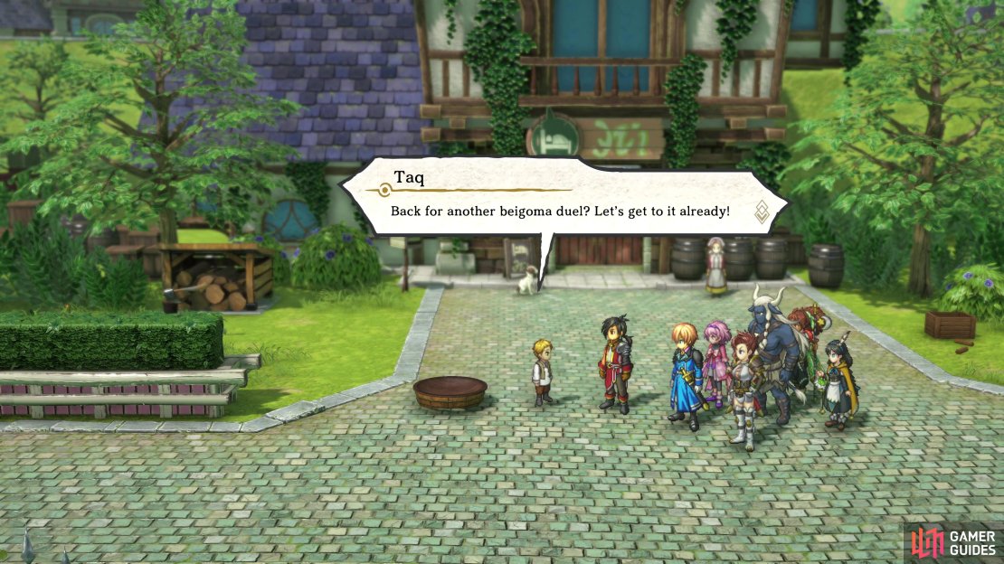You can find Taq in Altverden Village