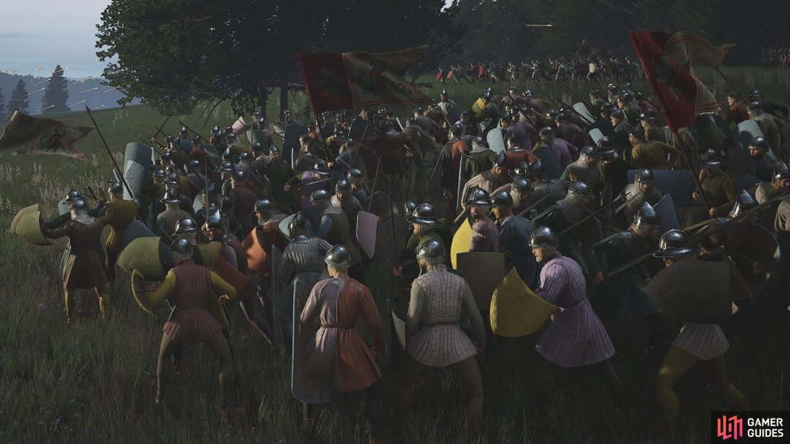 Here is a closer look at Manor Lords&rsquo; Armament System, and how to get armor and weapons to your citizens. Image via Slavic Magic.