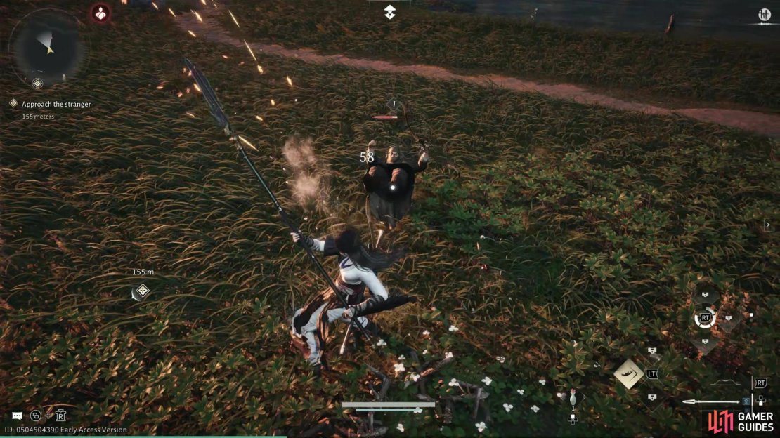 The Spear offers great knock back with interrupts and endurance regeneration, perfect for unloading with your Nameless Sword&rsquo;s damage build. Image via Gamer Guides / NetEase.