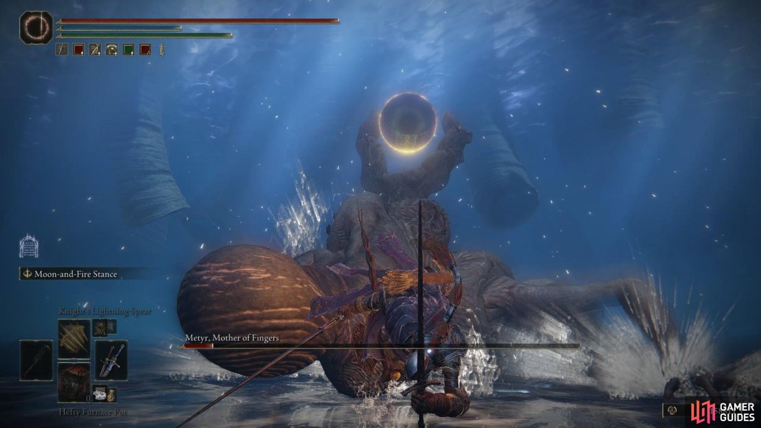 Finger Flick: Metyr will flick out her fingers once.