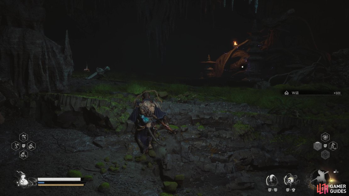It&rsquo;s hard to miss the second talisman, just look to your right from the Cliff of Oblivion Shrine.