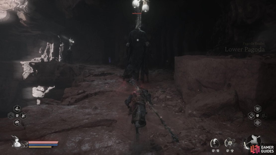 When you see the light and hear the chanting, Lantern Wardens will appear.