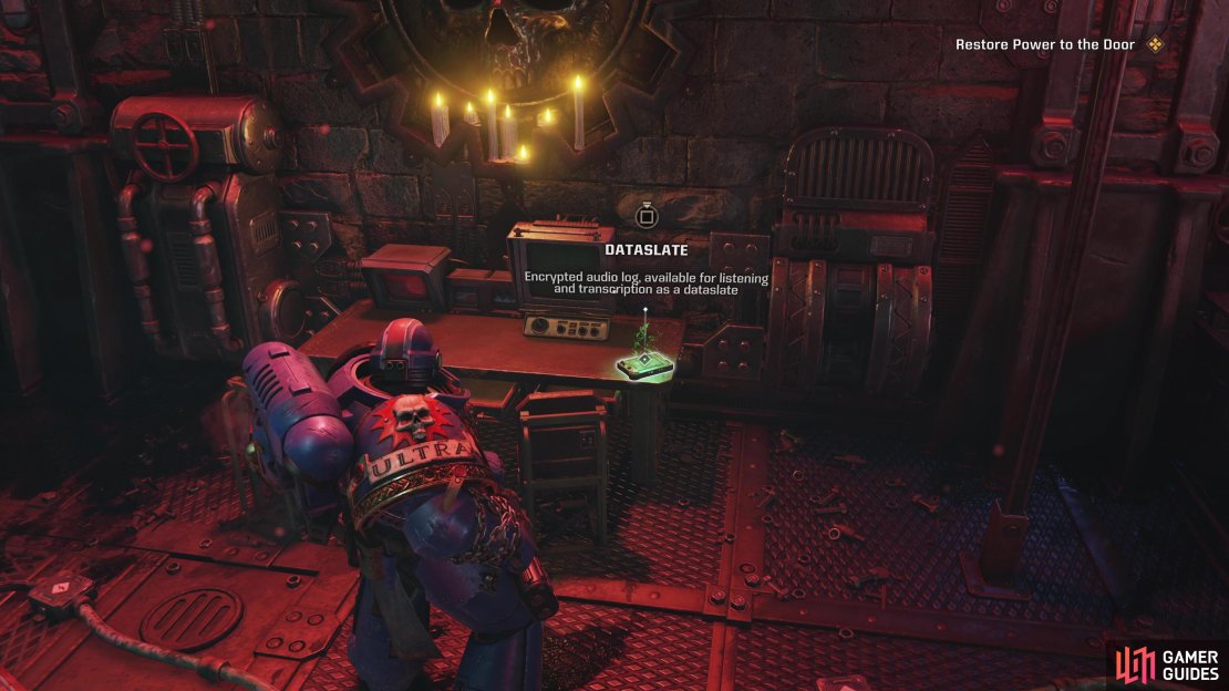 The location of the Dataslate &ldquo;Potential Heresy, Adeptus Astra Telepathica, 2287.8&rdquo;.