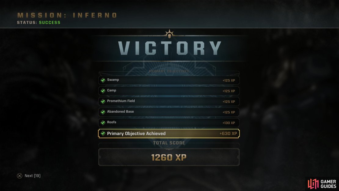 Complete Operations mode missions to earn EXP.