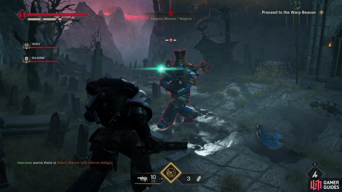 There are five different variants of chaos space marine you need to mark,