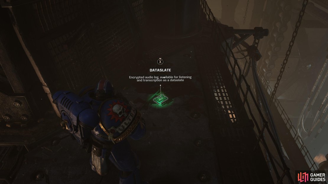 The location of the Dataslate &ldquo;Cannon Maintenance, 1.002.81&rdquo;.