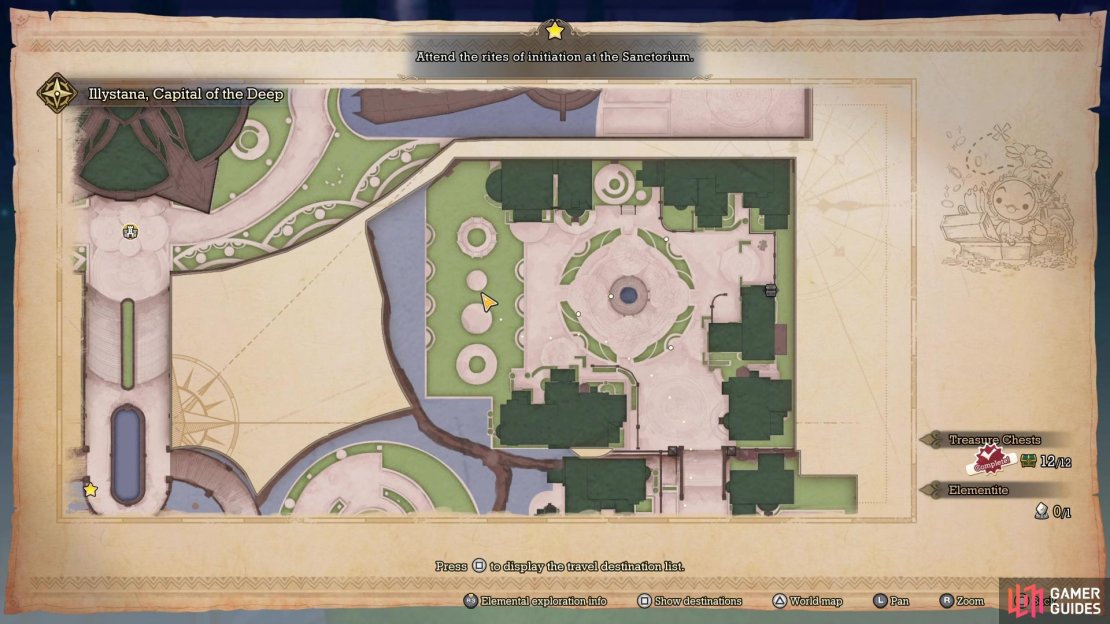 The location of the Li&rsquo;l Cactus in Illystana, on the map.