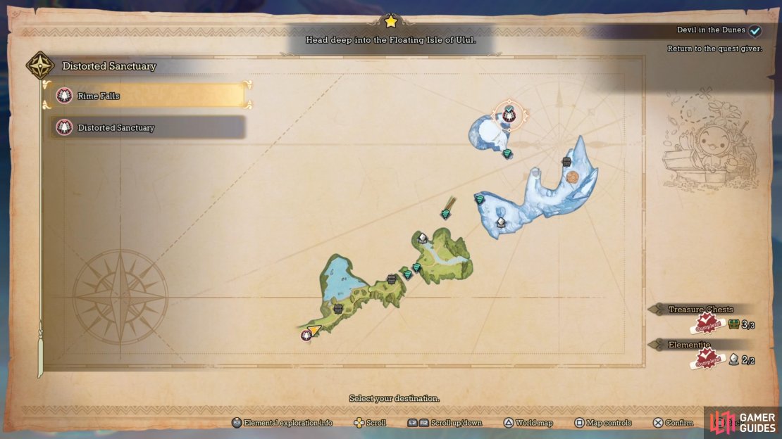 Go to this spot in the Distorted Sanctuary for the Shadow Zero enemy.