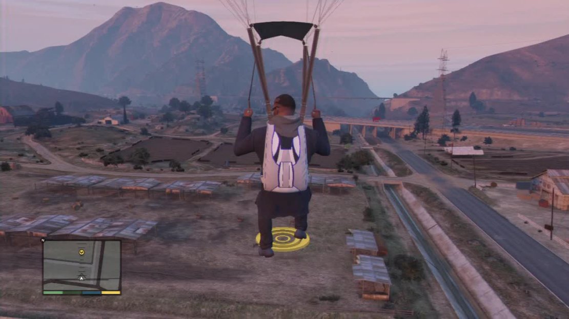 You have a fair amount of space to make your landing so try to hit it dead on.