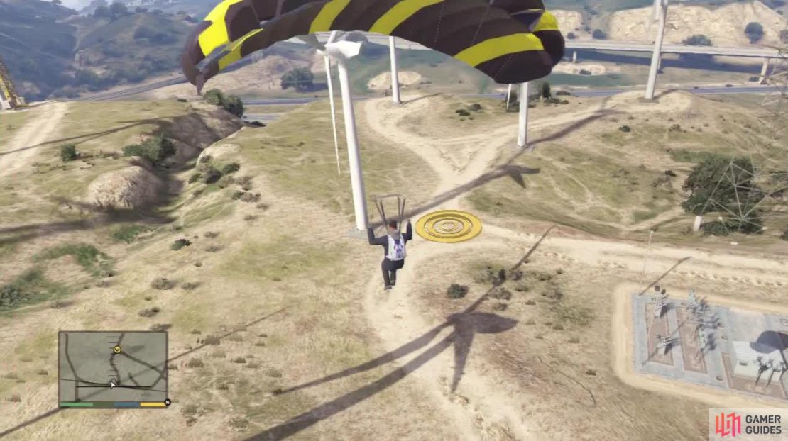 There is one turbine that doesn&rsquo;t work so you will need to make your descent past that. Get in low enough and you won&rsquo;t need to worry about the other turbines.