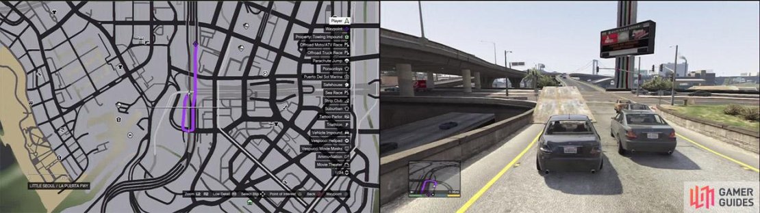 Make sure to hit this ramp at the right angle. High speed isn&rsquo;t needed.