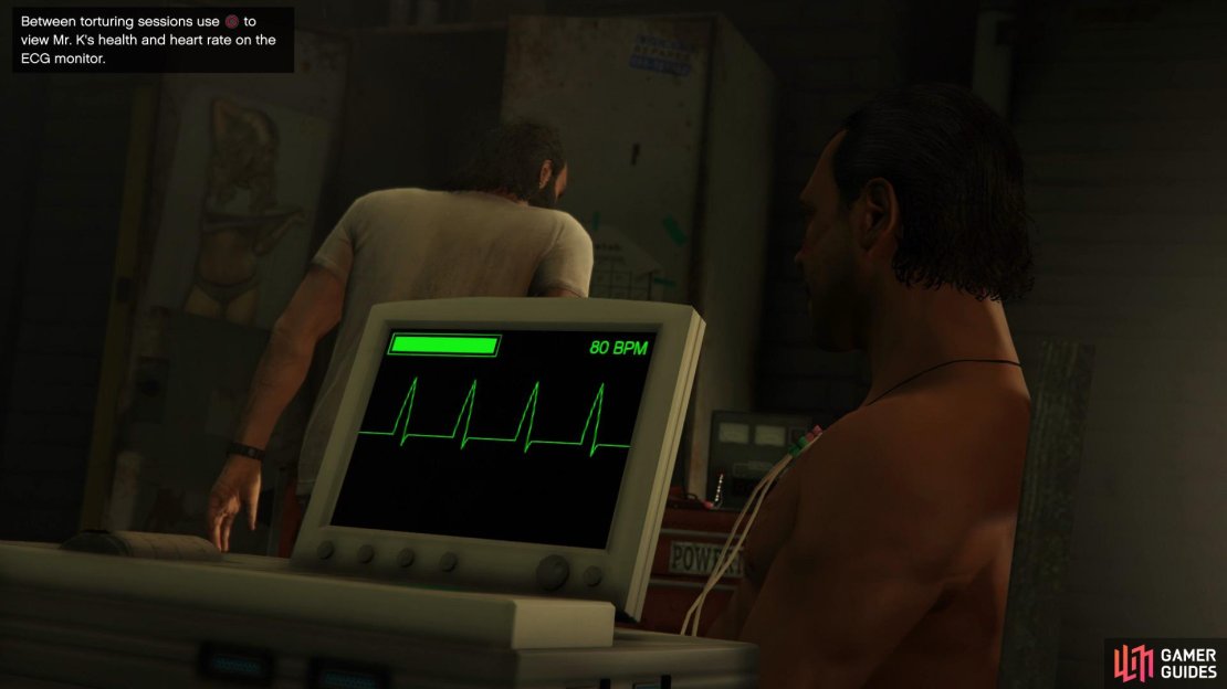 Keep an eye on his heart rate