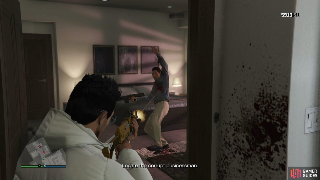 Take out the enemies in the Del Perro Heights Apartment 