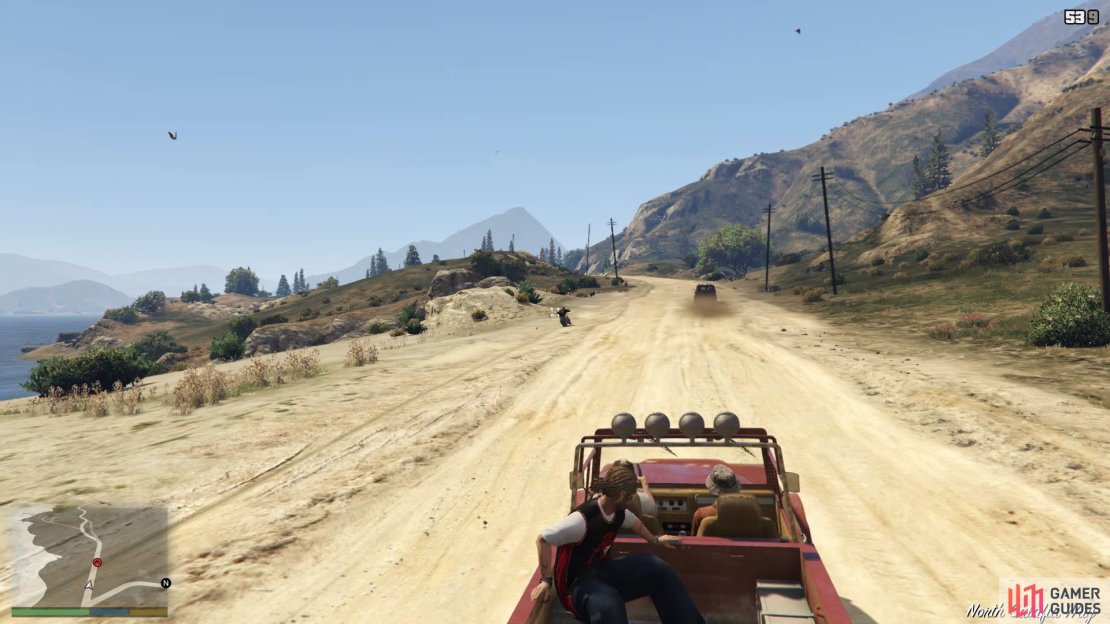 Take out the bikers that are tailing the van
