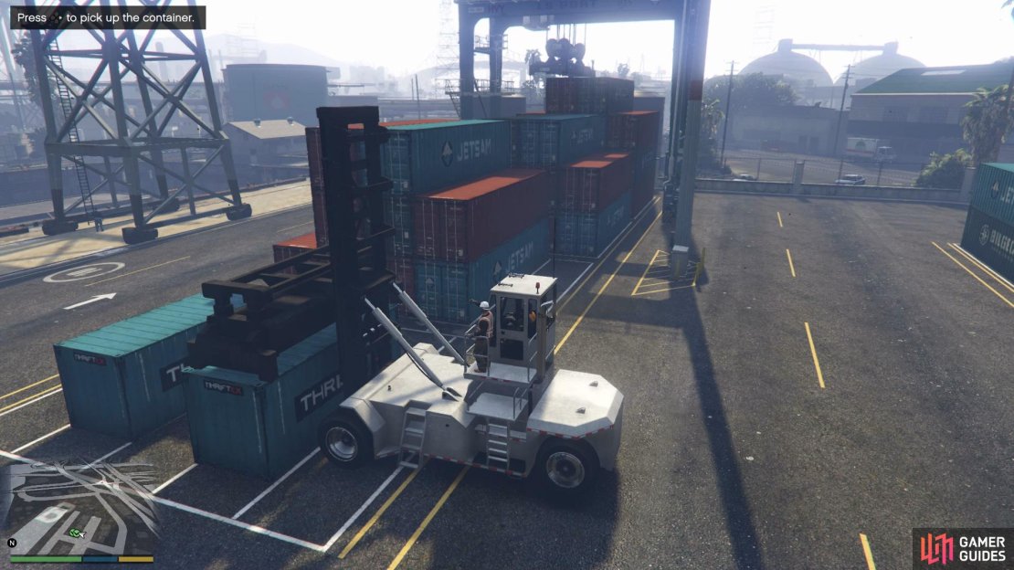 Use the handler to relocate the two containers