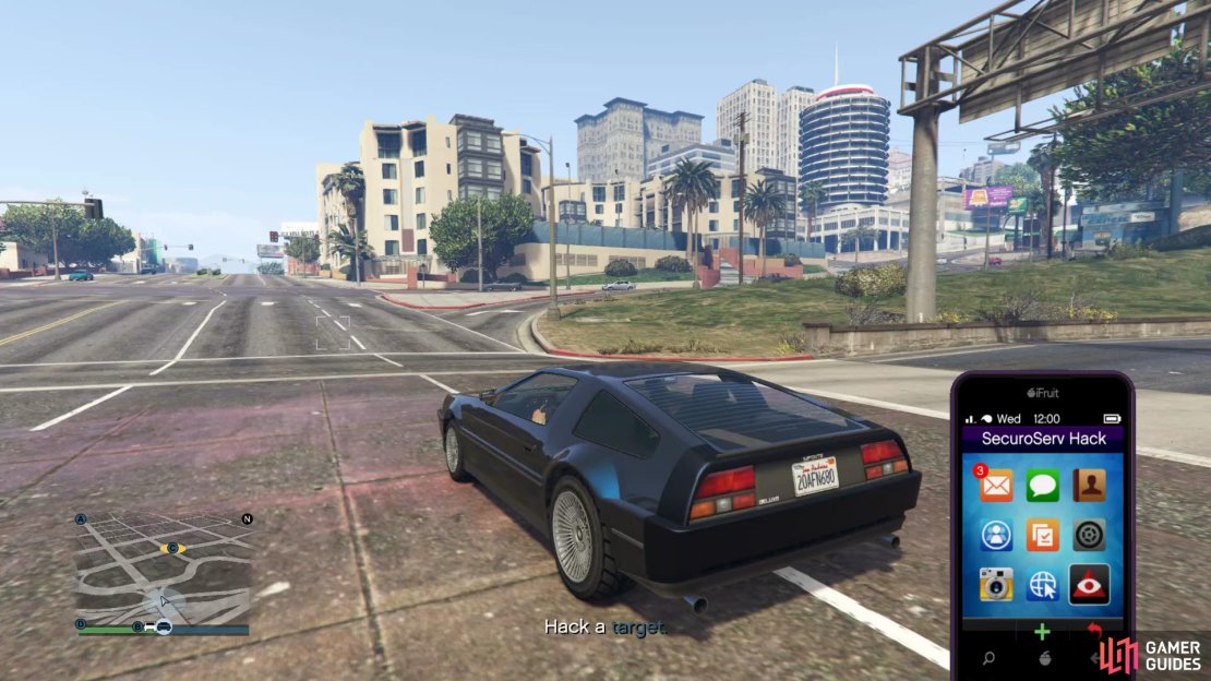 Bring up the SecuroServ App 