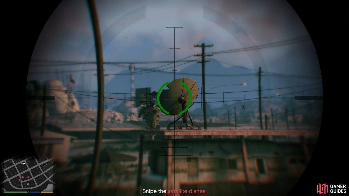 Take out the satellite dishes
