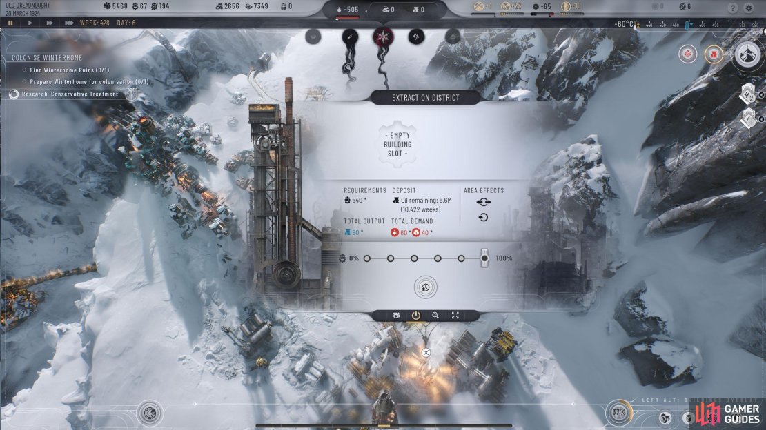 Build as many Extraction Districts on any fuel source you can.