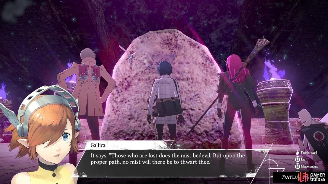 The monuments throughout the area will give clues on how to navigate the labyrinth.