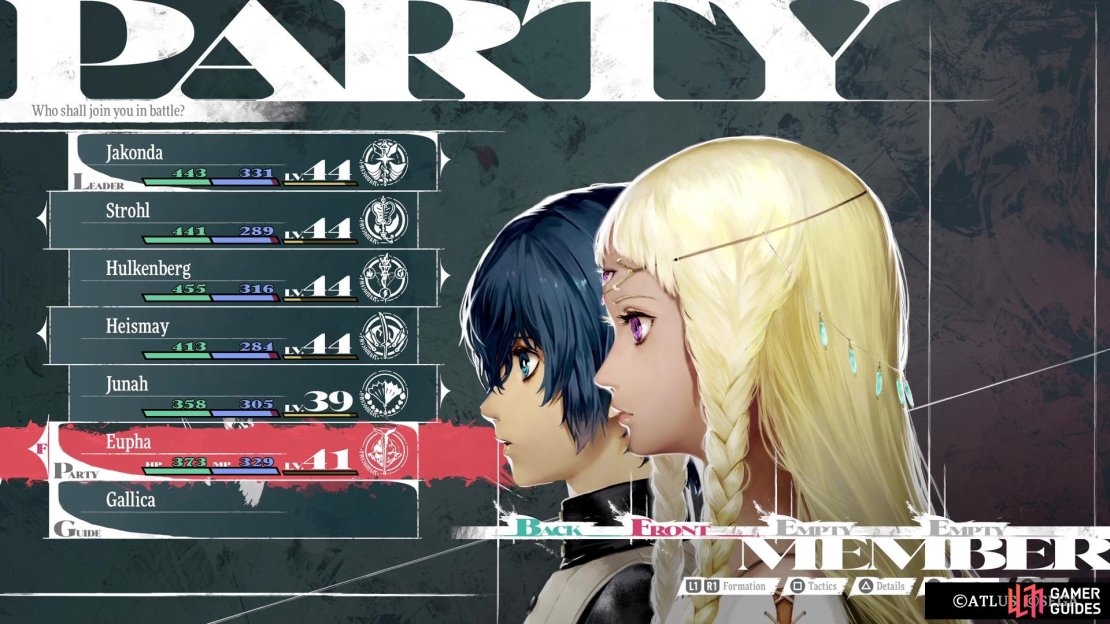 You&rsquo;re forced to use Eupha during this battle.