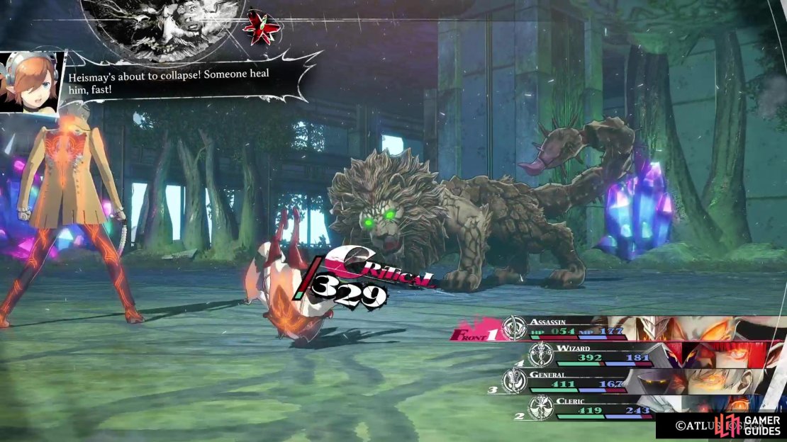 The Crag Manjula is one of the strongest enemies in this dungeon.