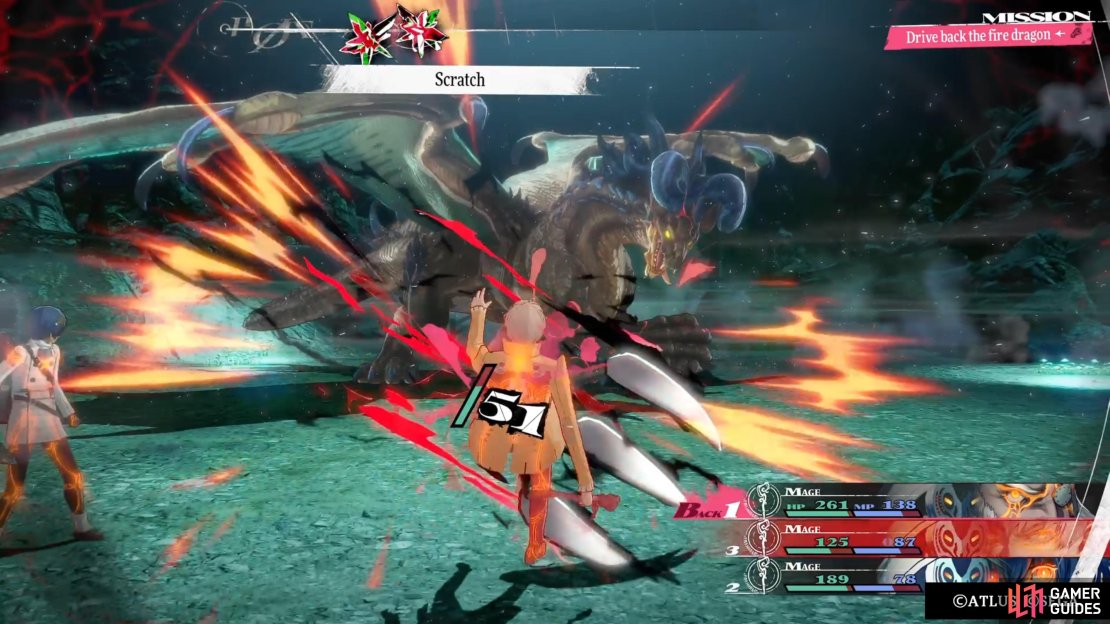 Scratch is a melee attack that hits a single character.