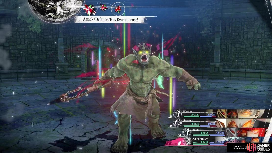 The Orgo has a set pattern it follows to try and deal heavy damage to your party.