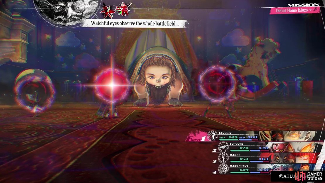 The boss will occasionally &ldquo;observe the whole battlefield.&rdquo;
