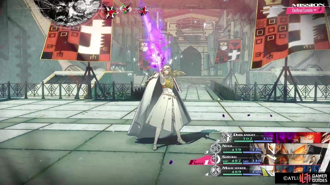 Louis can change the elemental affinity of his sword.