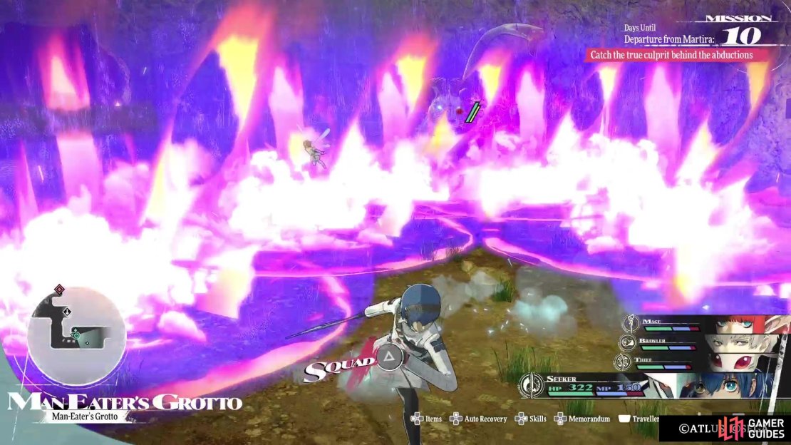 The Chimenza’s overworld attack covers a big area, so it’s hard to escape once it’s spotted you.