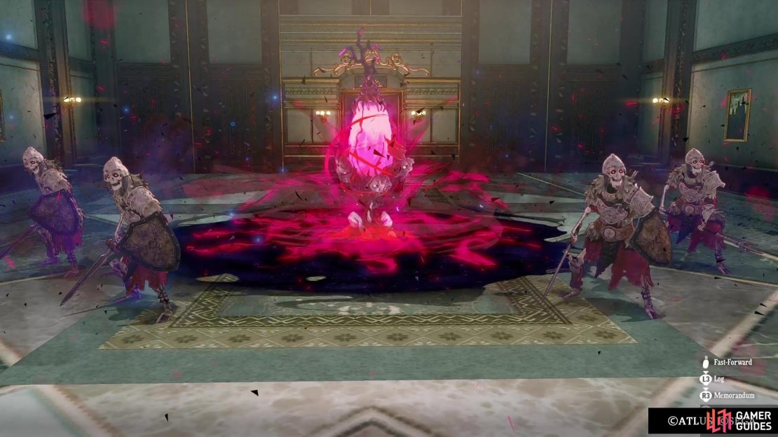 The Banquet Hall will have you taking out some Trance Crystals.