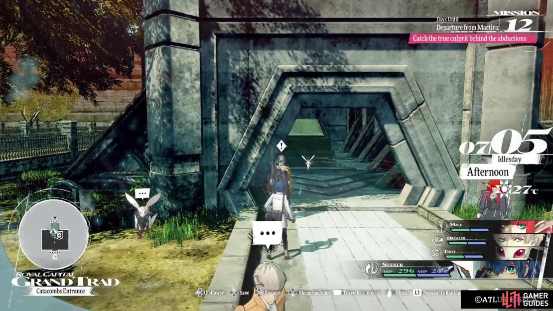 The soldier standing right outside of the Mausoleum&rsquo;s entrance will have this quest.