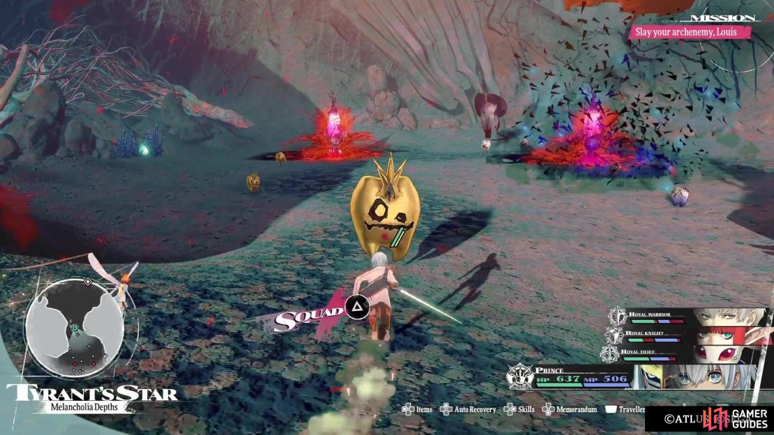 The bigger teeth enemies in the second area are some tough cookies.