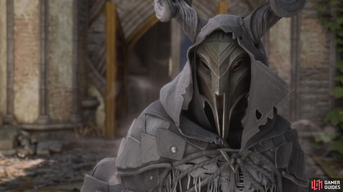 A mysterious person appears in The Demon&rsquo;s Bargain quest.