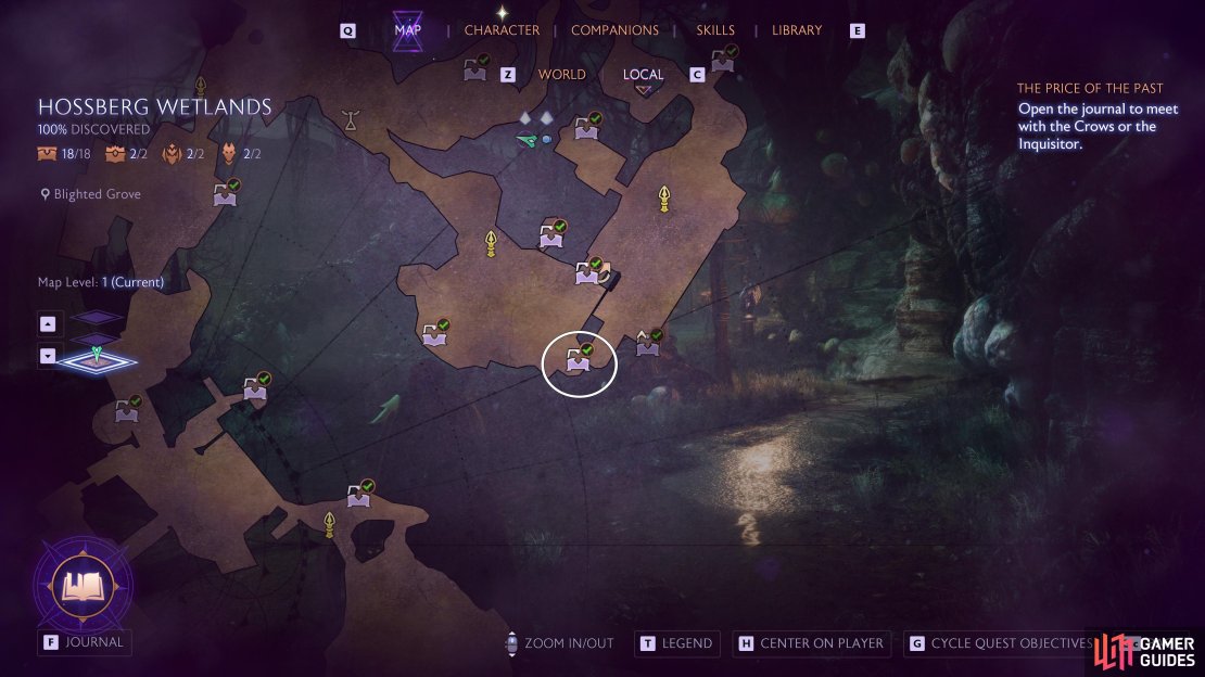 Make your way to Solitude&rsquo;s Edge for the next chest.