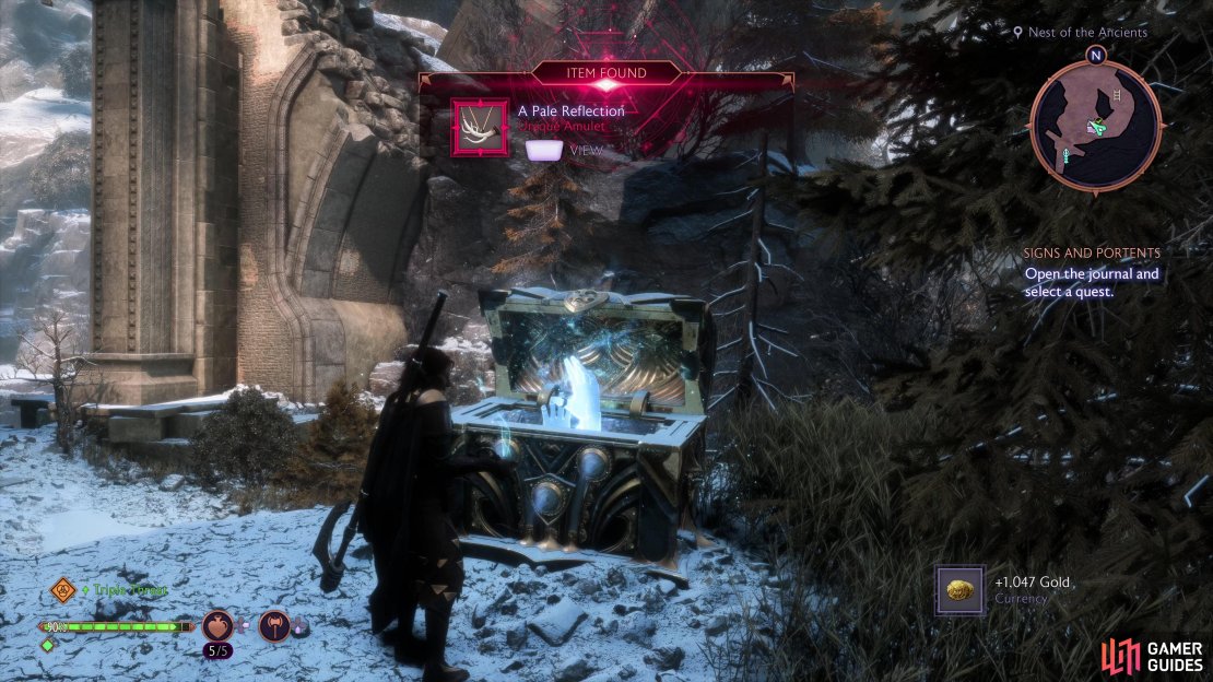 Don&rsquo;t forget to loot the unique chest after your encounter with Mythal.