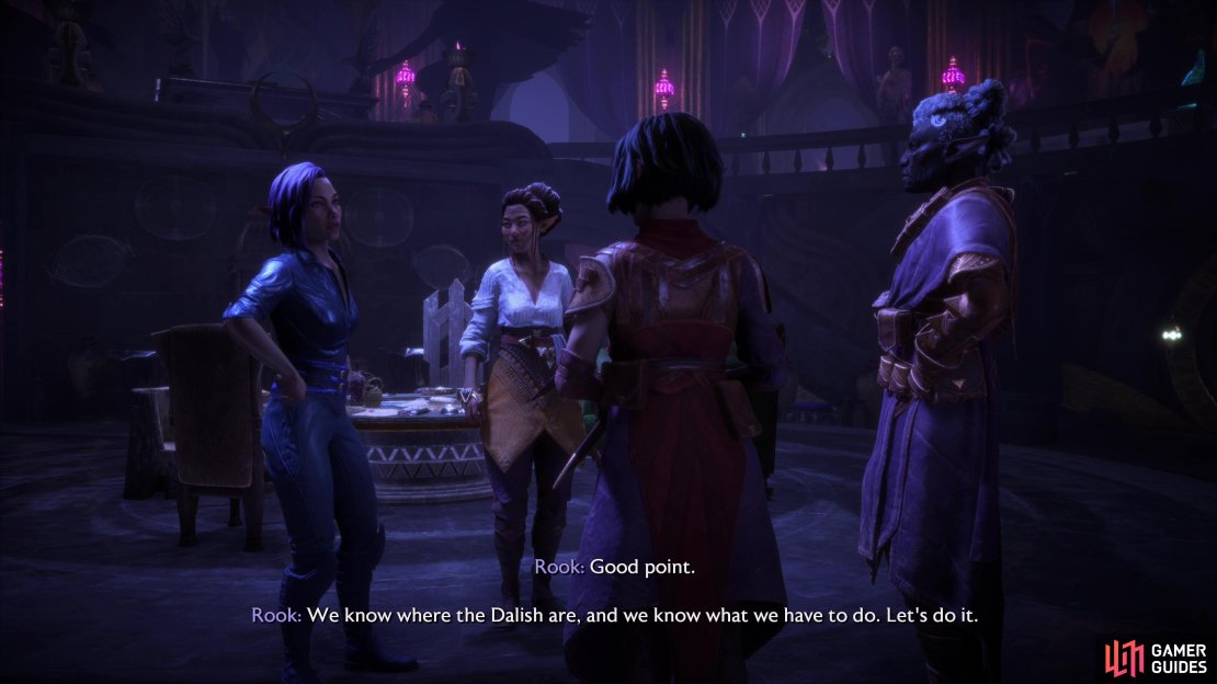Complete the quest &ldquo;Unwanted Guests&rdquo; to discover the Venatori presence in Arlathan Forest, then confer with your allies during &ldquo;Grim Bonds&rdquo;, which ultimately leads to this quest.