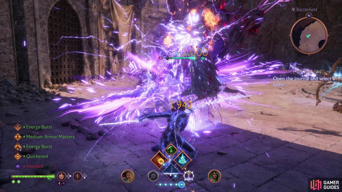 Near the end of the game, abilities will take over - start out fights using Void Blade,