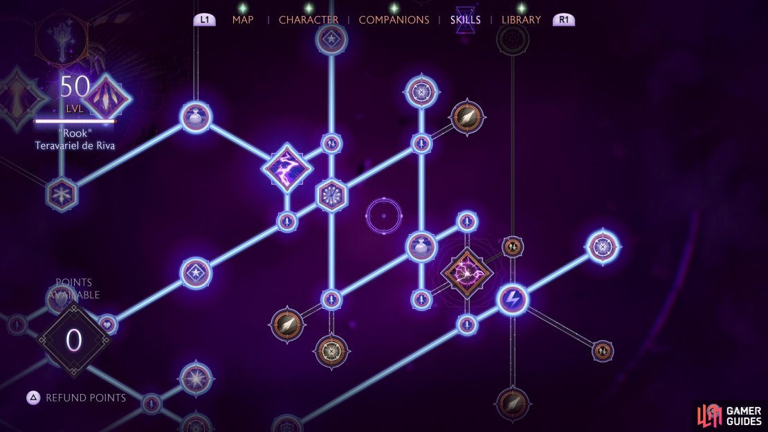 The Burst section of the mage skill tree has few abilities we&rsquo;ll use long-term, but many useful passives,