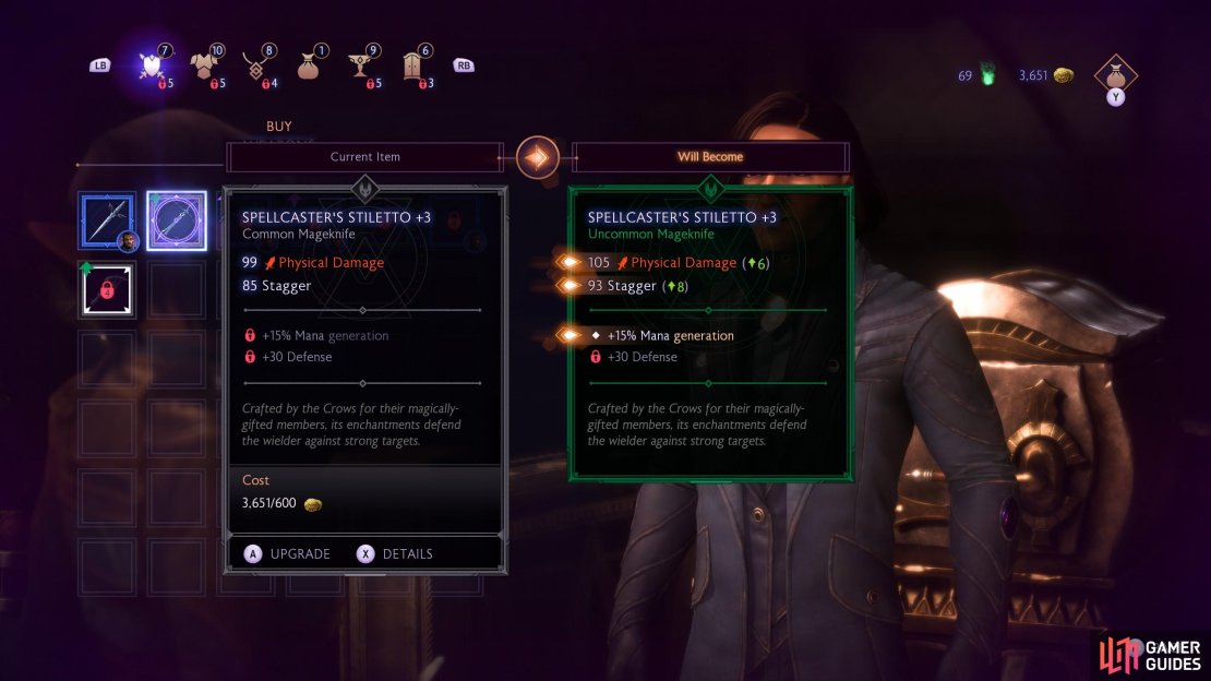 Finding or buying duplicate gear will increase said gear&rsquo;s rarity and bump its modifier level up to match the Caretaker&rsquo;s workshop rank.