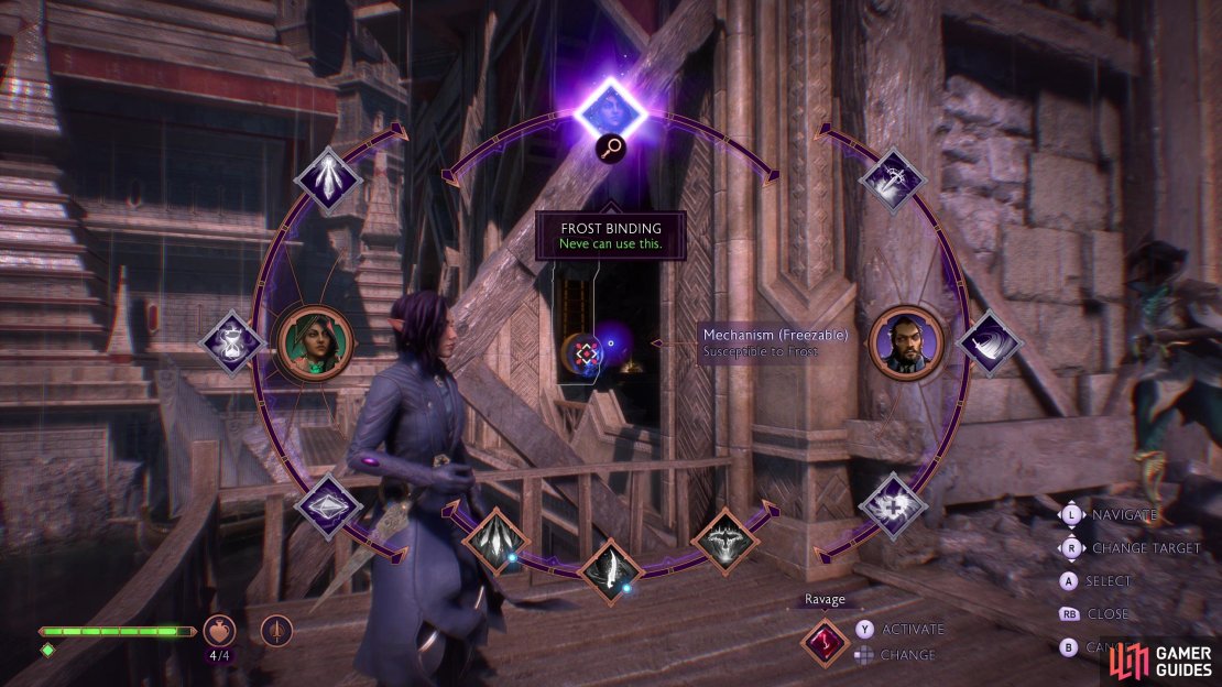 Neve&rsquo;s under-utilized &ldquo;Frost Binding&rdquo; ability can freeze mechanisms.
