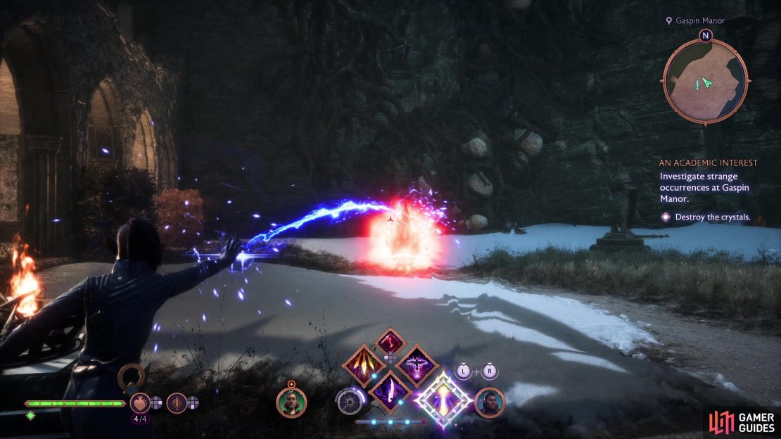 Destroy the crystals littering the manor grounds, just so they won&rsquo;t be a nuisance.