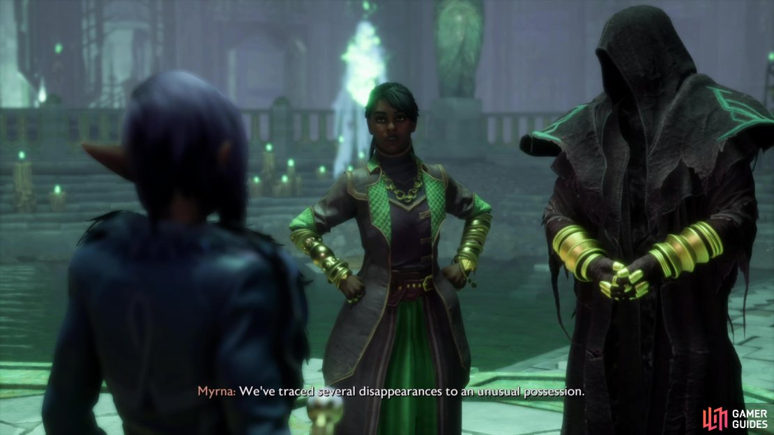 Free the captive elves in Arlathan Forest during &ldquo;Blood of Arlathan&rdquo;, then talk to Myrna to start this quest.