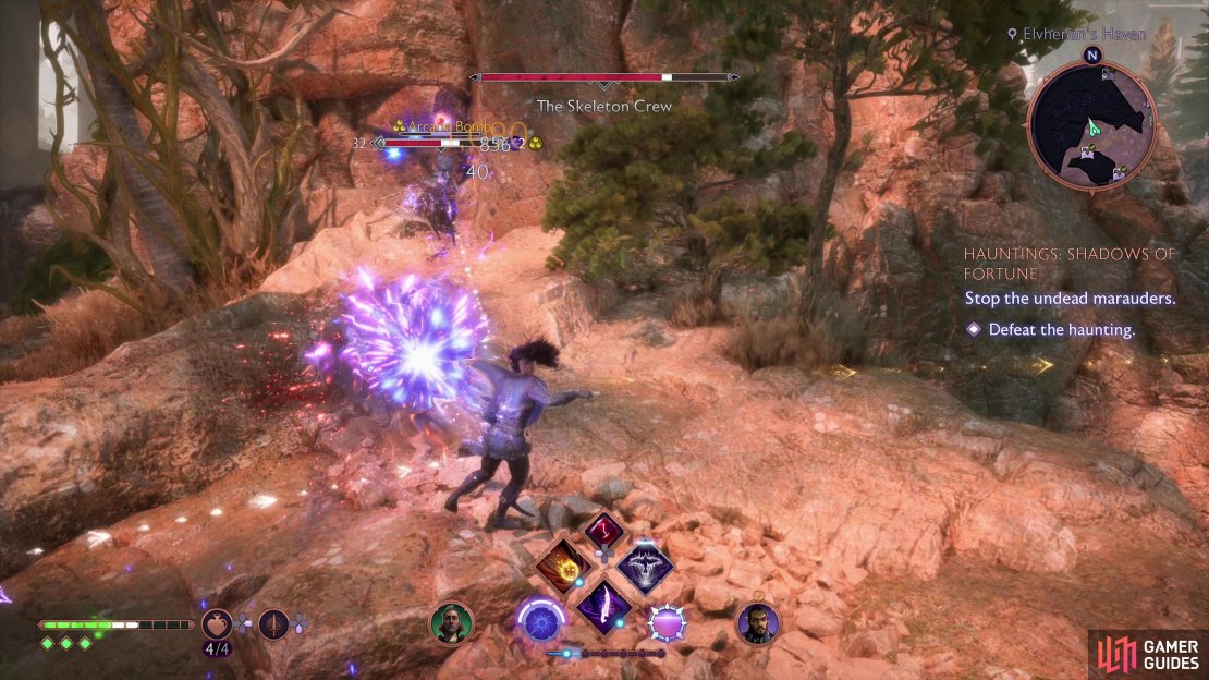 The Skeleton Crew is essentially a collection of four minibosses, two mages who can attack at range,