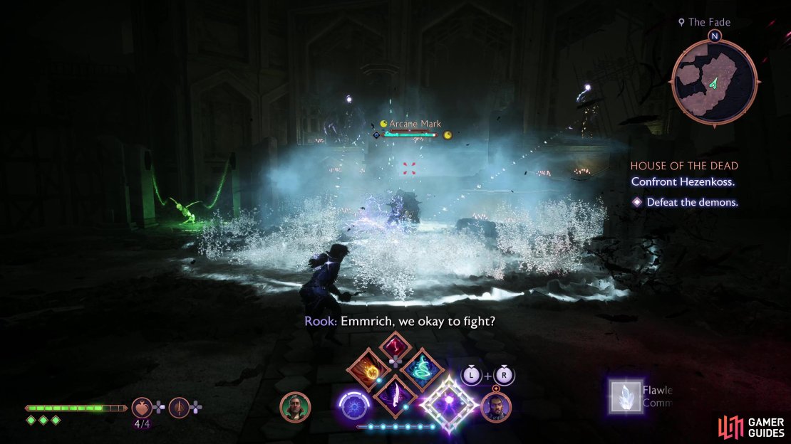 After finding the offending necromancer, defeat a Greater Despair Demon and its fellows,