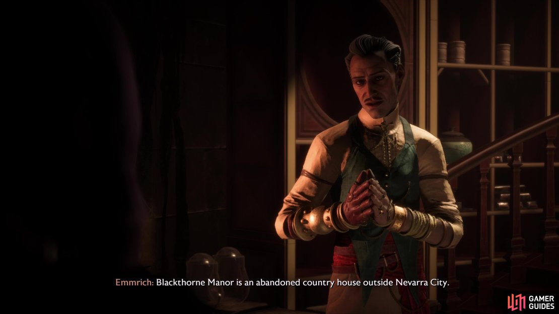 Complete &ldquo;The Cobbled Swan Case&rdquo; and Emmrich will get some information from a corpse, starting this quest.
