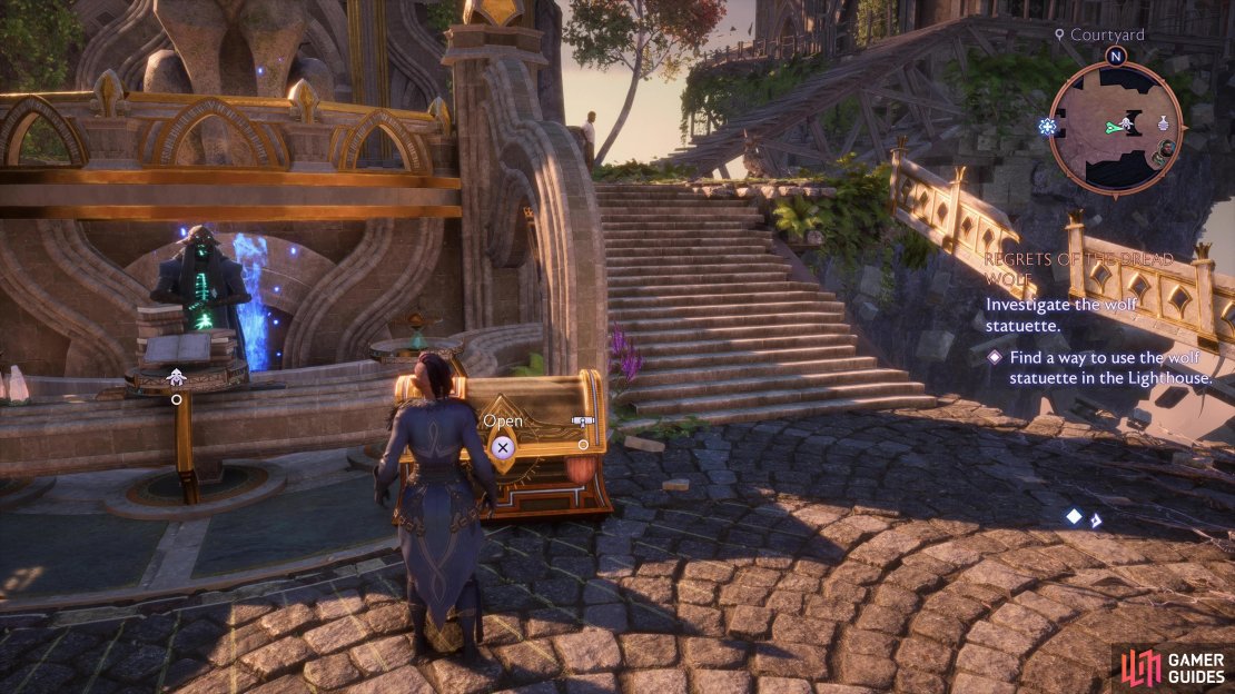 Find a chest containing this DLC near the Caretaker&rsquo;s workshop.