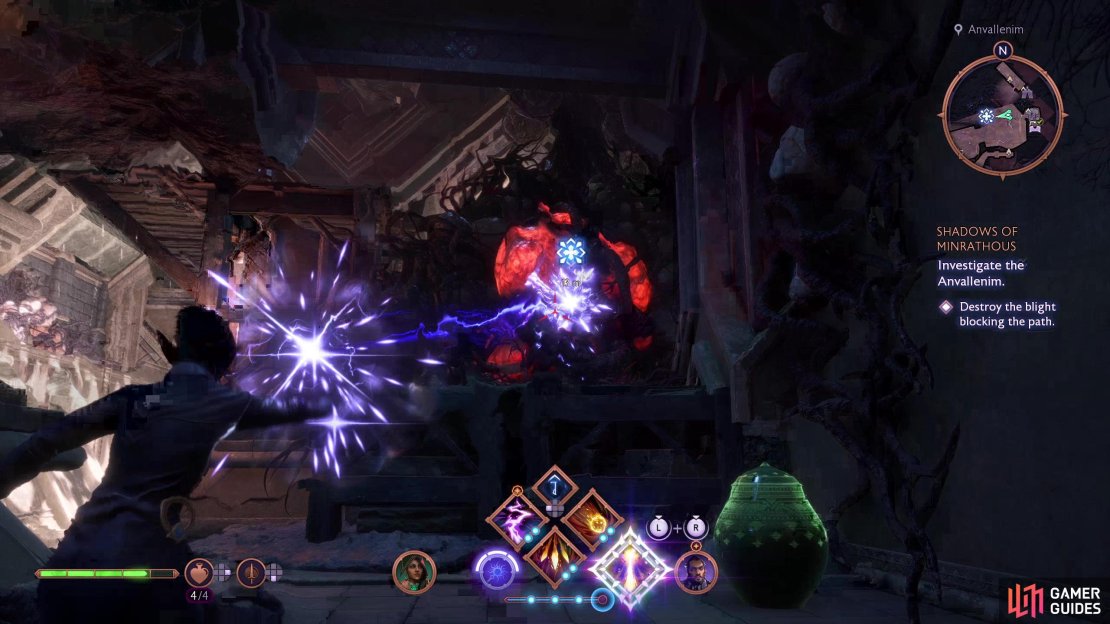 Clear a blight passage after defeating the named Venatori,